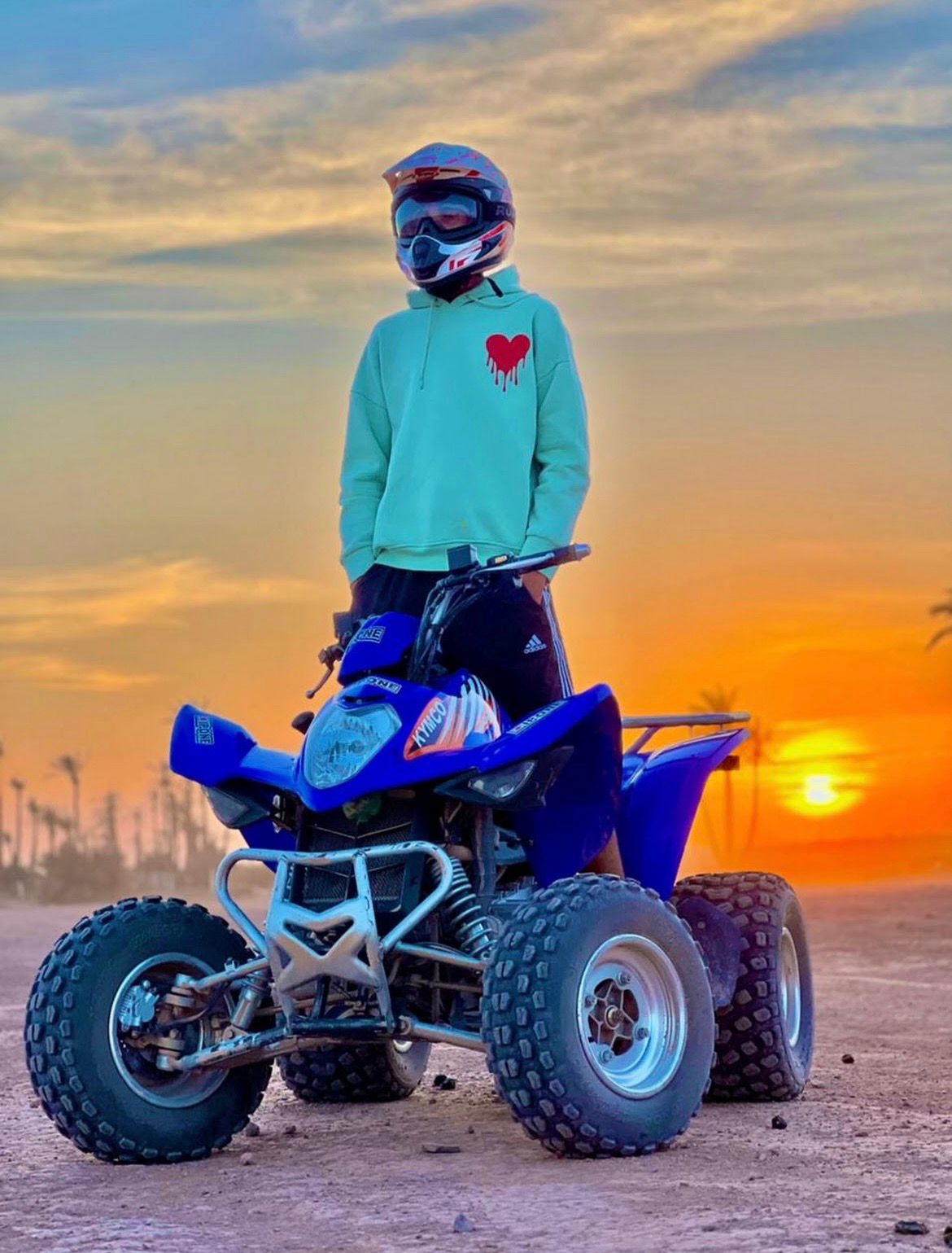 Sunset camel trekking experience